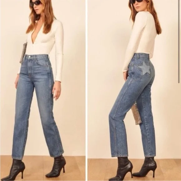 NWOT Reformation Star Jeans 27 - Picture 2 of 11